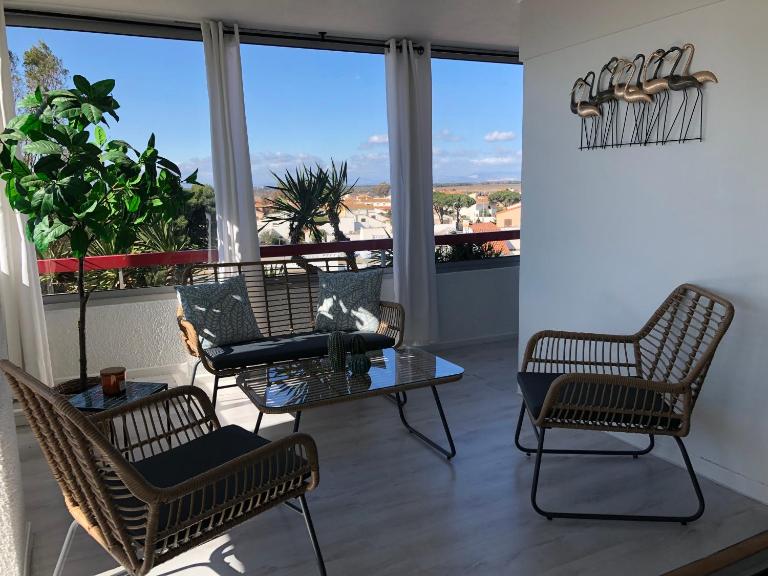 Appartement Le Plein Sud 85 m2 Plage 2 mn à pied - Chambres d'hôtes Canet-en-Roussillon