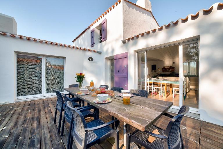Accès privée à la plage à Barbâtre - Maison pour 6 - Chambres d'hôtes Barbâtre