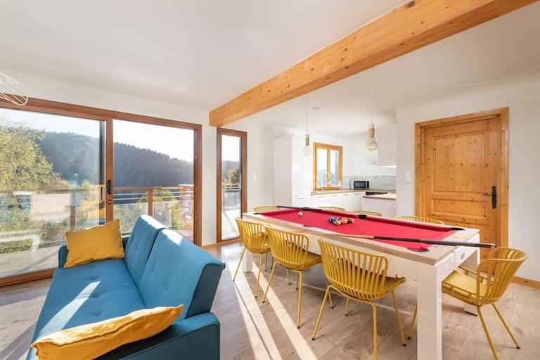 Le Cerf, chalet cocooning avec piscine et billard - Chambres d'hôtes Ban-sur-Meurthe-Clefcy