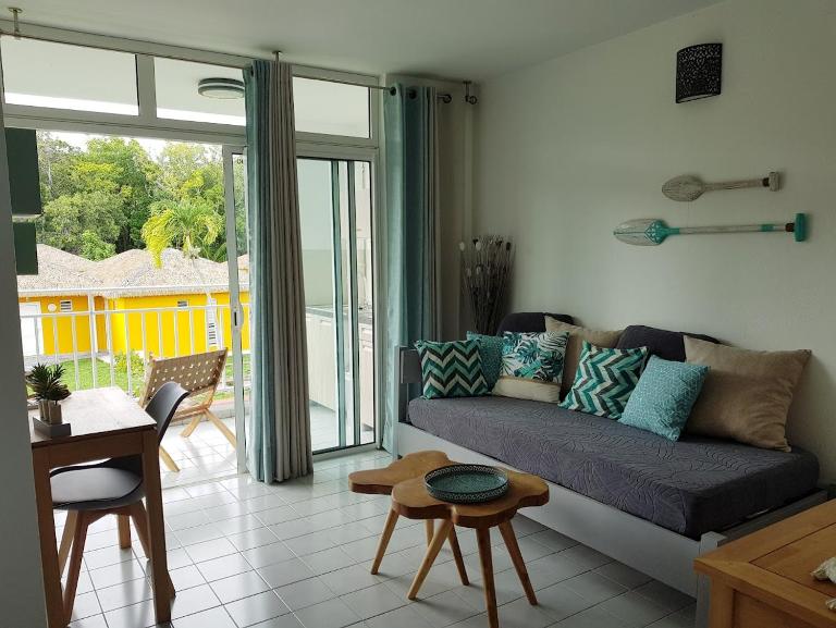 Appartement avec piscine et accès direct plage 249 - Ferienwohnung Folle Anse
