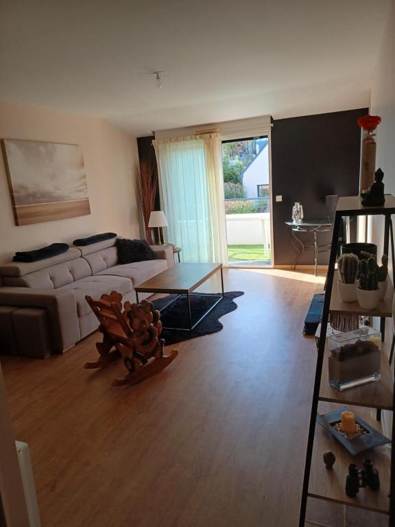 Grand Appartement 2P dans immeuble PMR - Chambres d'hôtes Guidel