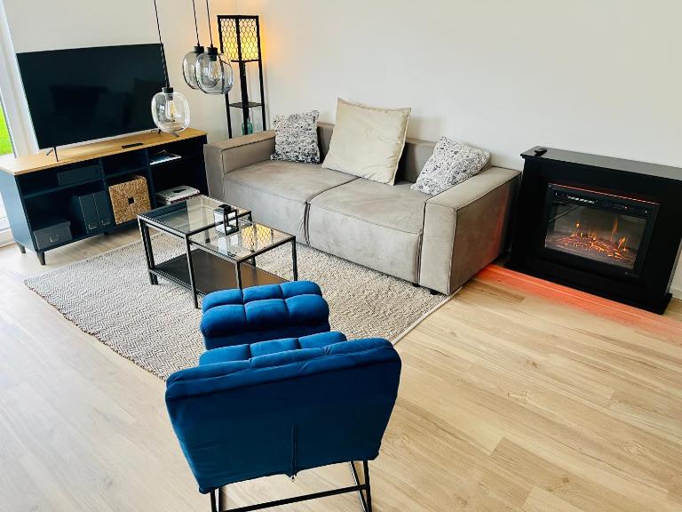 MyBLEISURE Premium Apartment mit Küche und Netflix nahe Heidelberg I SAP, MLP, Unternehmen im Rhein-Neckar-Kreis - B&B Rauenberg