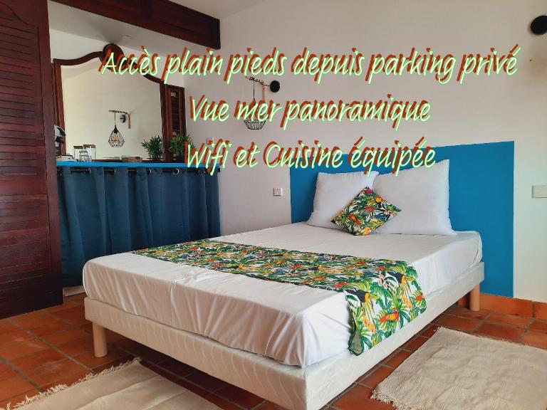 Martinique La Trinité KAZAKASSY Studio plain-pied, fonctionnel et vue mer - B&B La Trinité