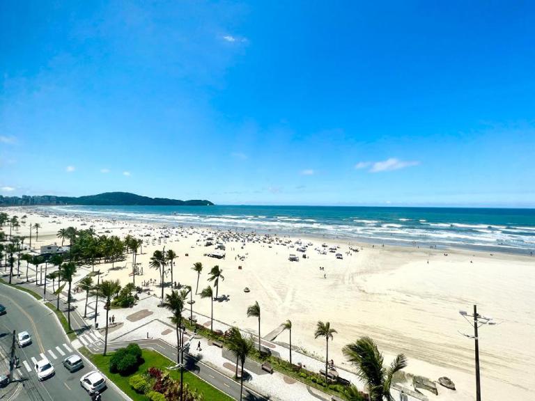 Apartamento Guilhermina de frente para o mar - B&B Praia Grande