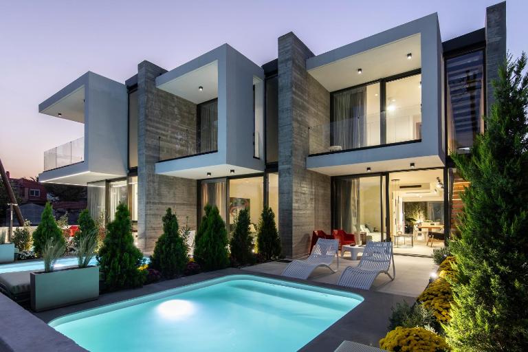 IKIES 3 Modern Eco-Friendly Private Seaview SIGNATURE Villas with a Pool - Ferienwohnung Volos