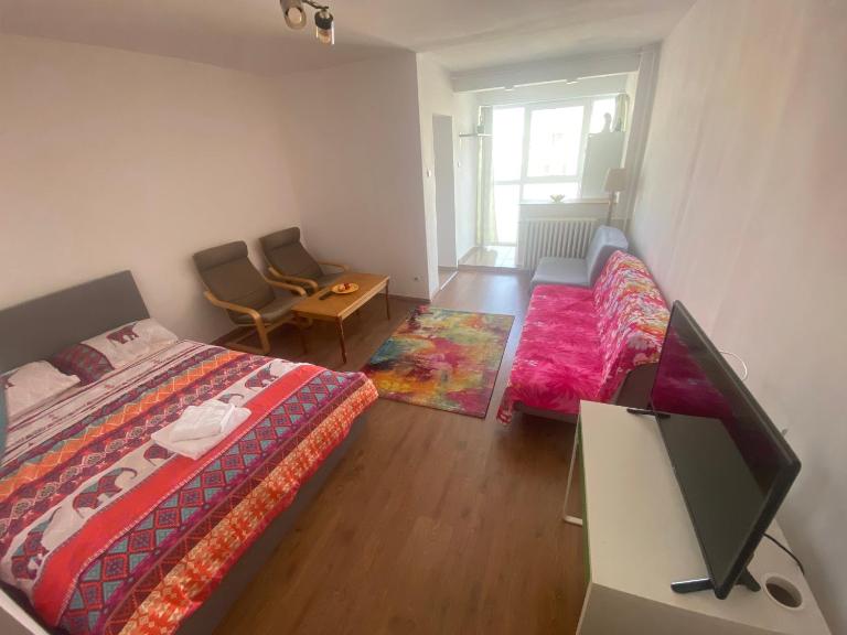 Lovely 1 BR near Arena Nationala with Free AC and Wi-Fi - B&B Bucarest