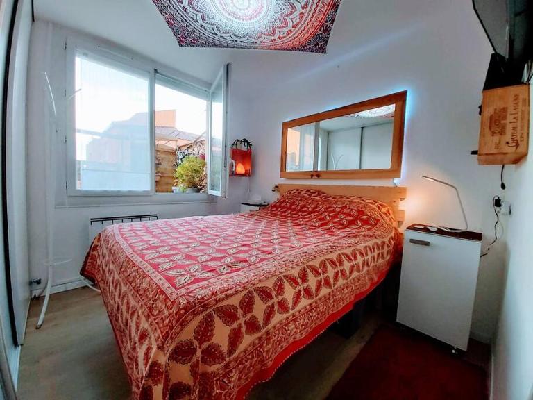 T2 cosy à la plage, terrasse vue sur mer et parking privatif - Ferienwohnung Narbonne