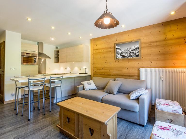 Appartement cosy 2 pièces, 4 pers, centre de La Clusaz, proche pistes, balcon et wifi - FR-1-437-52 - B&B La Clusaz