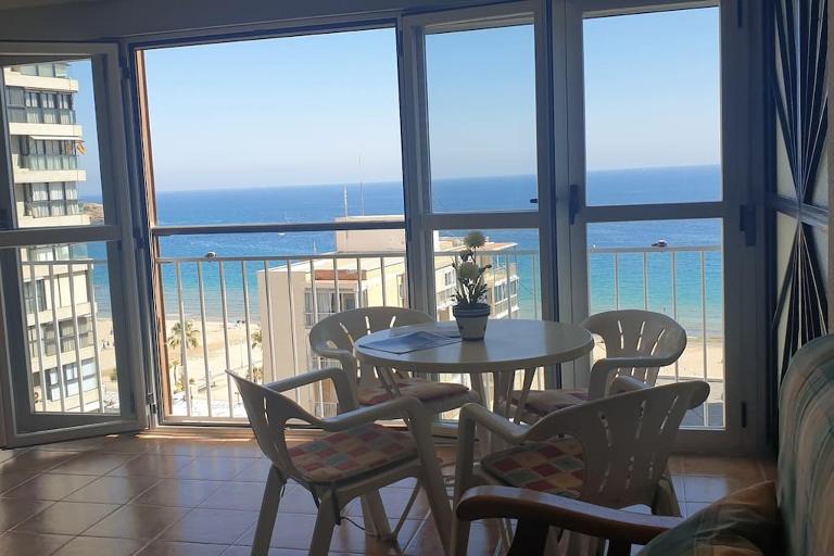 Beautiful apartment with view on the sea with aircond. - Ferienwohnung Benidorm