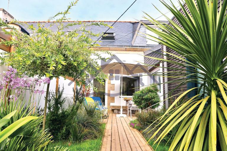 LocaLise - M20 - La maison des Dunes à 2 pas du centre - Tout à pied, plage, port, centre, commerces marché - Wifi inclus - Linge de lit inclus - Animaux bienvenus - Ferienwohnung Guilvinec