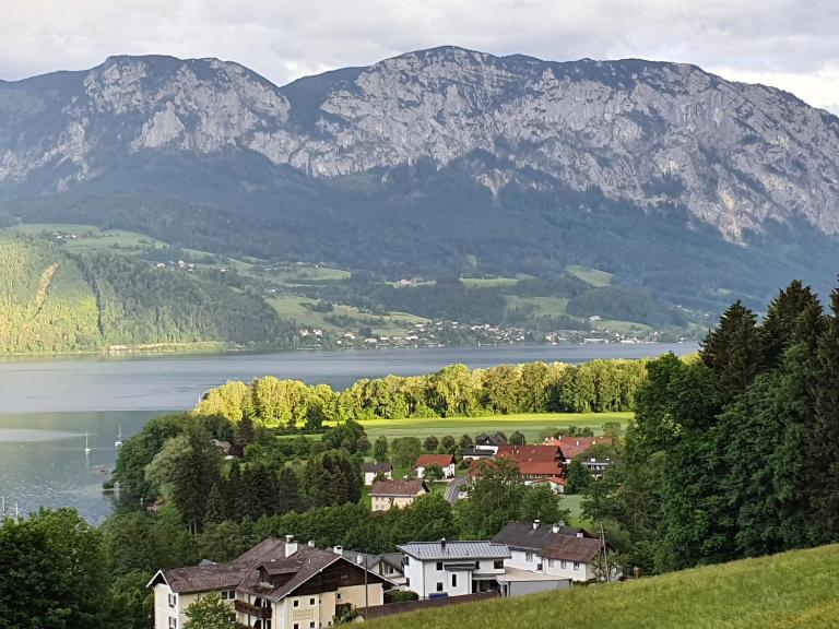 Ferienwohnung Claudia mit Terrasse - Ferienwohnung Nussdorf am Attersee