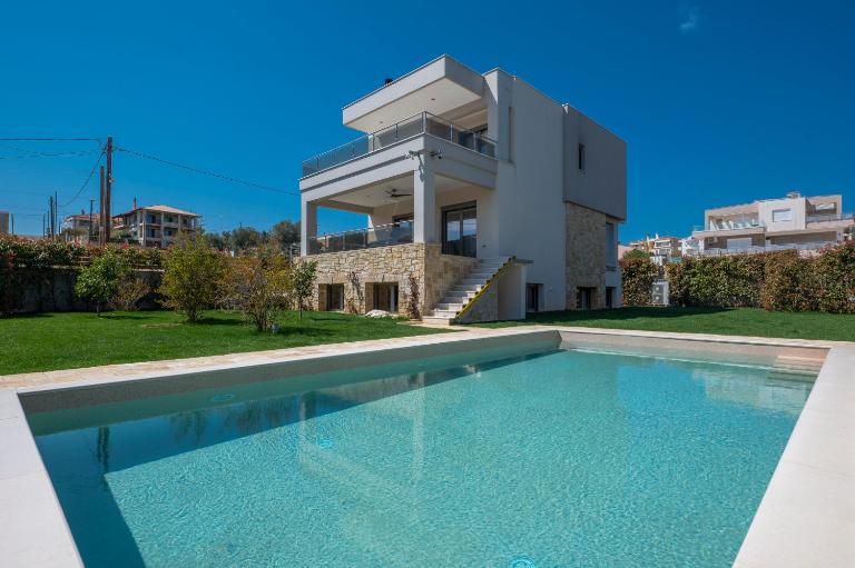 Sea Wind Luxury Villa with Private Heated Pool Kassandra Halkidiki - B&B Nea Fokaia