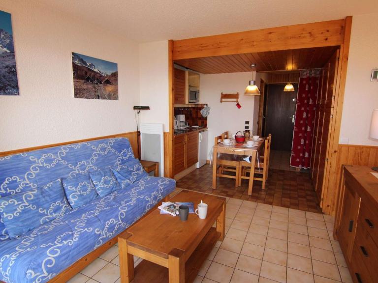 Studio cabine lumineux pour 4 aux Saisies, balcon plein sud - FR-1-594-309 - B&B Hauteluce