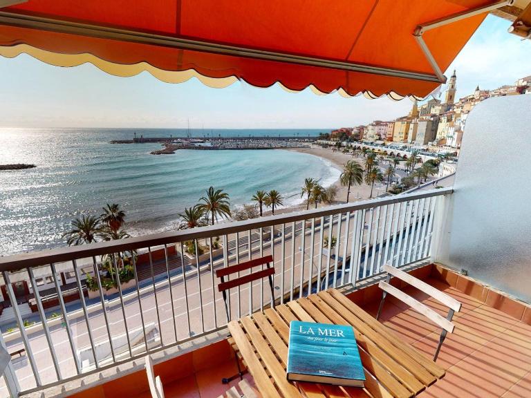 Grand 2P à Menton avec terrasse proche plages - FR-1-196-327 - B&B Mentone