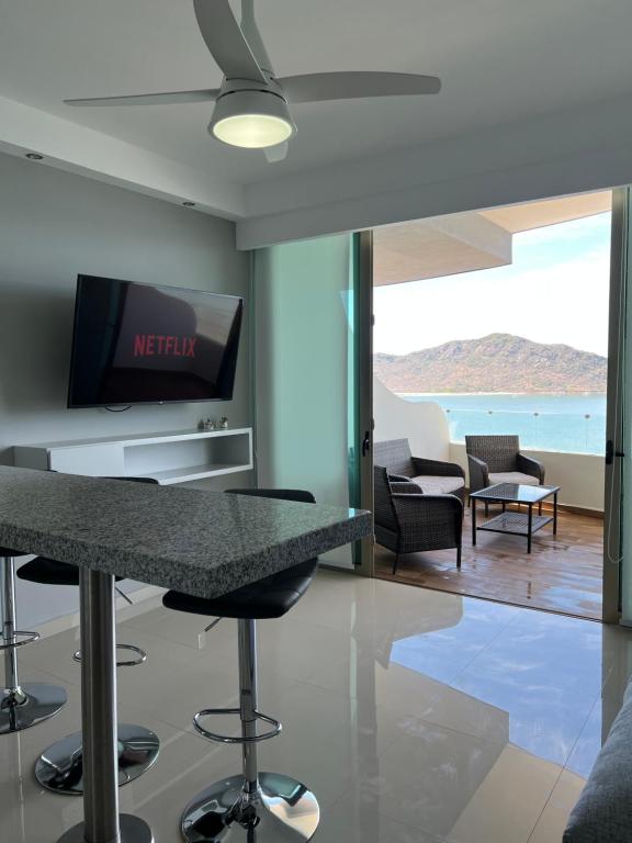 Departamento en Tramonto Resort con vista al mar - Ferienwohnung Mazatlán