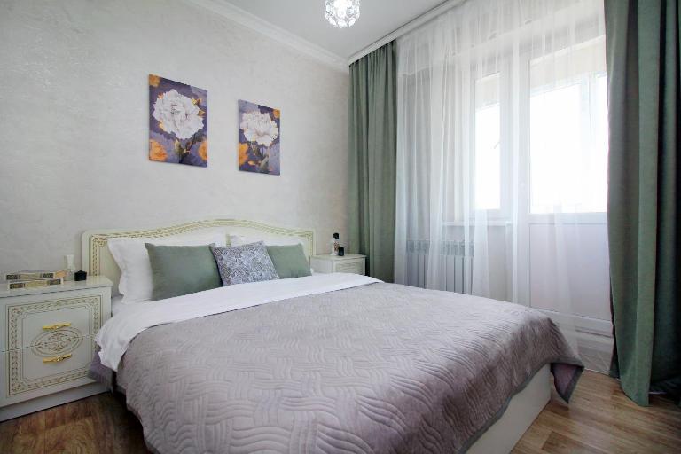 Уютная квартира в ЖК Адиет с видом на горы - B&B Almatý