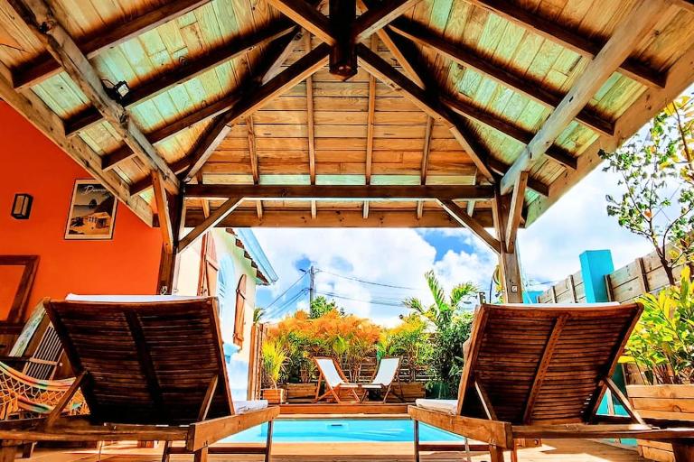 Villa Anolis, Sainte Luce, piscine, vue mer, 4* - B&B Sainte-Luce