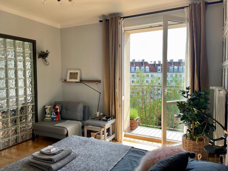 Słoneczny Apartament Koszykowy! - B&B Varsovia