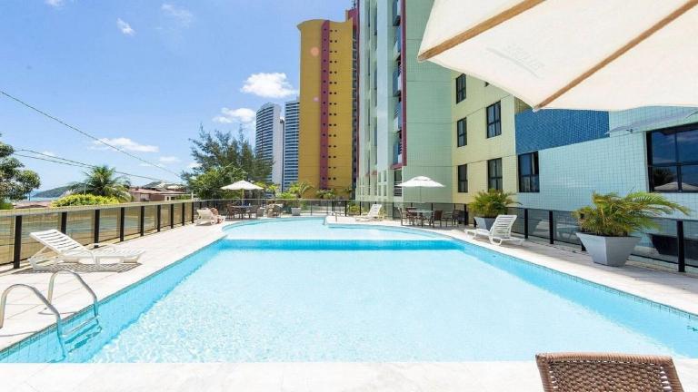 Paradise 204 Praia Flat - NBI - Vista x Mar Ponta Negra - Bed and Breakfast Natal