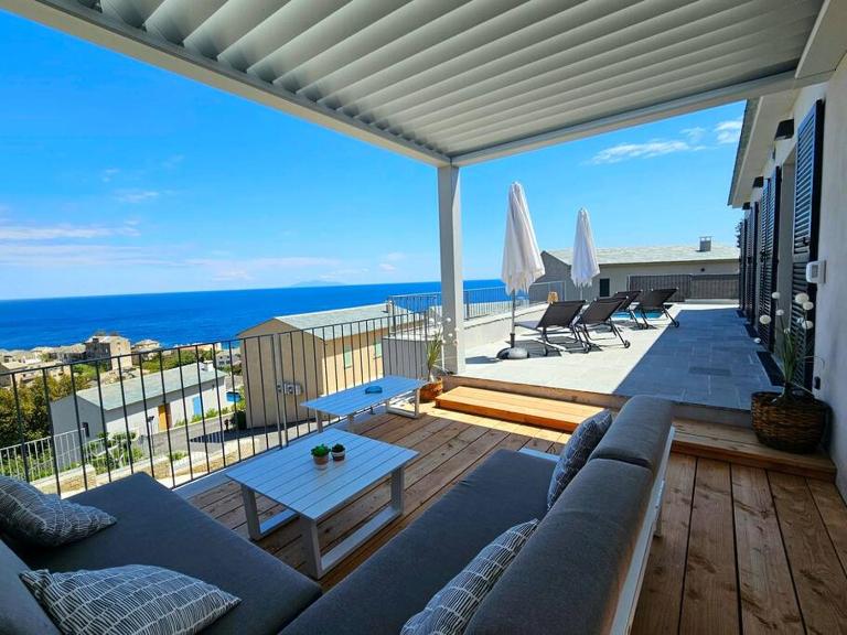 Superbe villa avec piscine- Erbalunga Cap Corse - B&B Brando