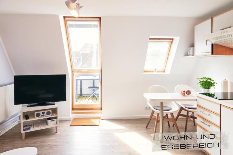 Ferienwohnung mit Balkon in zentraler und ruhiger Lage - Chambres d'hôtes Büsum