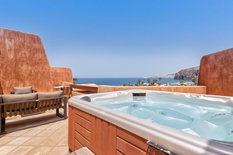Bahia - Adjona 2,3 PENTHOUSE SEA VIEW & JACUZZI 2B - B&B Arona