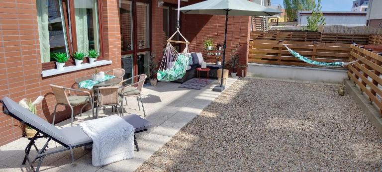Apartament Amber z dużym tarasem - B&B Kołobrzeg