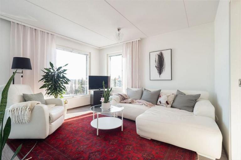 Kolmio järvinäkymin, Palokka - B&B Jyväskylä