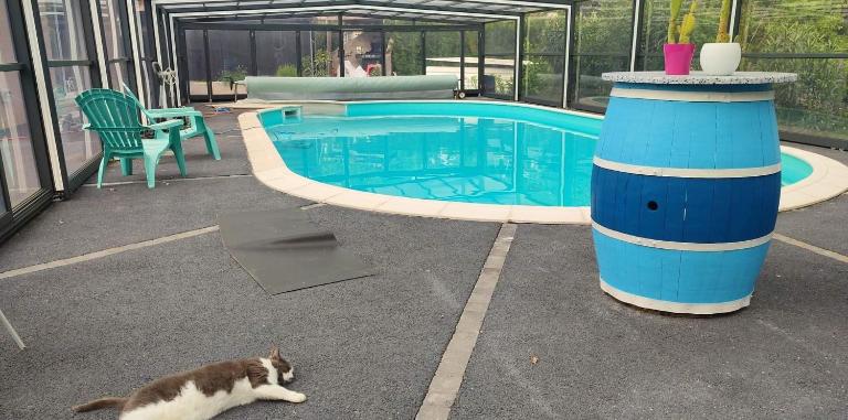 Maison piscine chauffée - B&B Puybegon