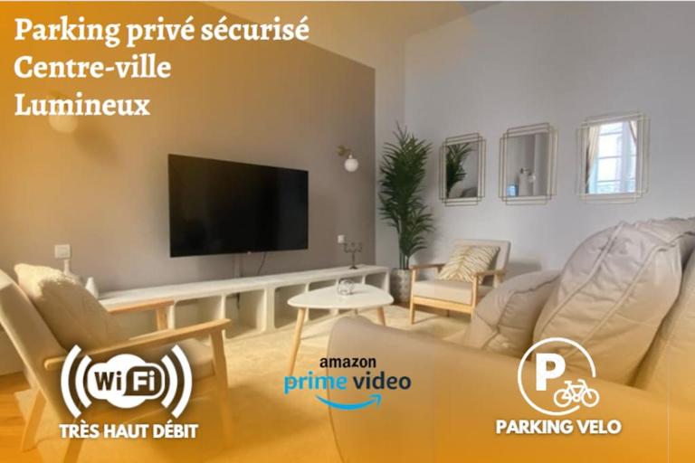 Appartement - 2 chambres - Parking voiture - B&B Mazamet