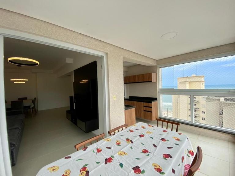 100m Praia Pitangueiras 3Q com Ar Churrasqueira 2 Vagas LP20 - Ferienwohnung Guarujá