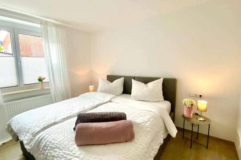 ST-Apartment Charming 1 mit Terrasse und Garten, 3 Zimmer in Geislingen - Bed and Breakfast Geislingen an der Steige