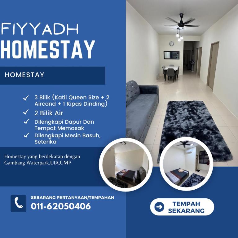Fiyyadh Homestay Gambang - Bed and Breakfast Gambang