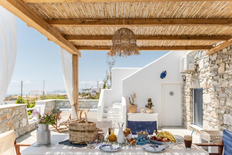 Naxos Pantheon House Panoramic View - Bed and Breakfast Agkídia