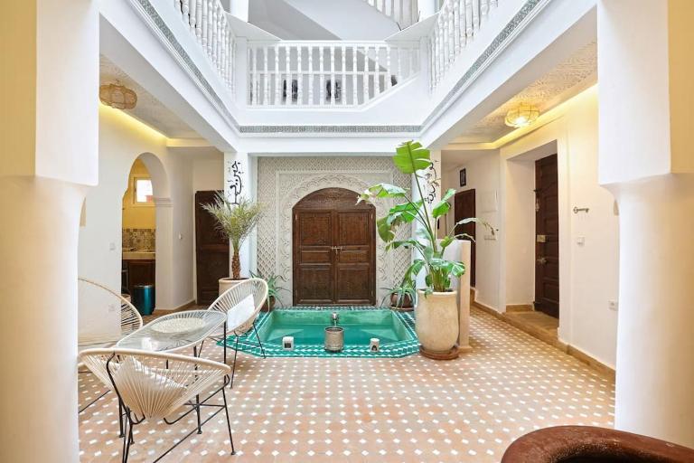 Riad El Khir en centre ville rooftop et bassin - B&B Marrakech