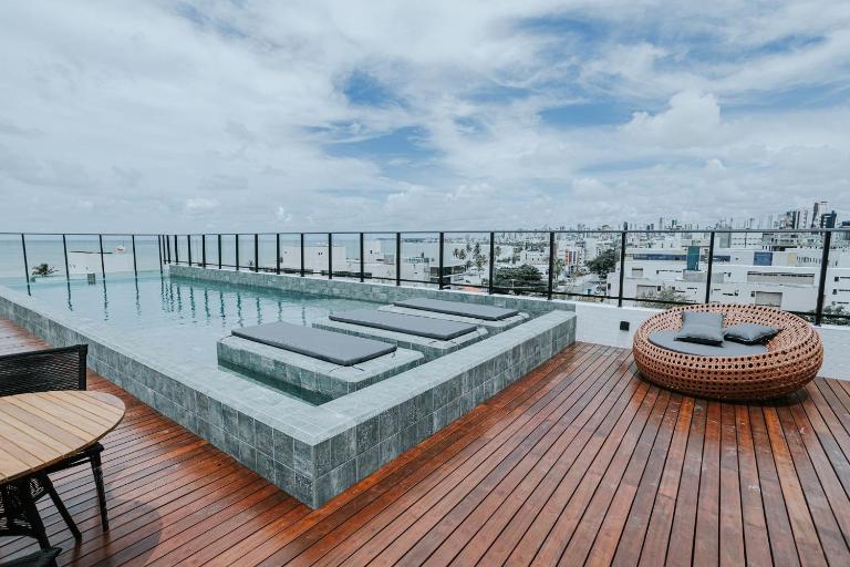 Flat no Get One - 50 metros da praia - Chambres d'hôtes João Pessoa