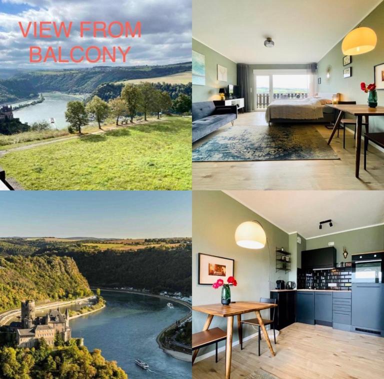 #2 Studioapartment mit Loreleyblick direkt an der schönsten Etappe des Rheinsteigs - Ferienwohnung Patersberg