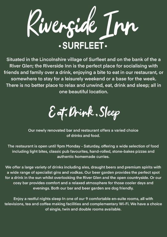 The Riverside - Bed and Breakfast Spalding