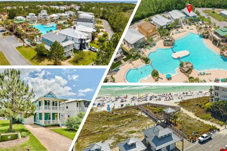 Resort-style pool 3min to beach. Family friendly. Private parking. Fenced-in backyard - B&B Santa Rosa Beach