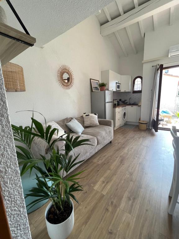 Maison 2 chambres, clim, extérieur barbecue parking gratuit - B&B Saint-Cyprien-Plage