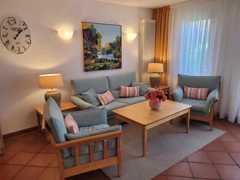 Ferienwohnung Abendstimmung mit Terrasse - Ferienwohnung Dewichow