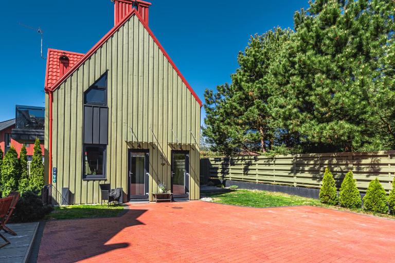 Žalioji Kopa kotedžas su dideliu kiemu, 300 m iki jūros Palanga - Ferienwohnung Palanga