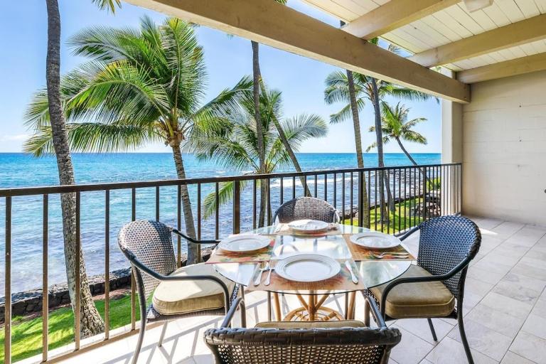New Top Hawaii Oceanfront 2BR/2BR with White Sand Beach-Kona Bali Kai 206 - B&B Kailua-Kona
