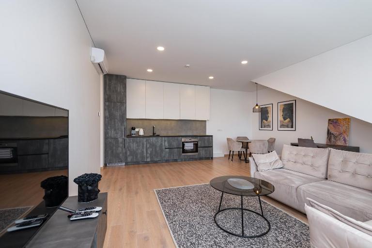 Spaciuos 1 BD Apt by Domvia - Chambres d'hôtes Kaunas