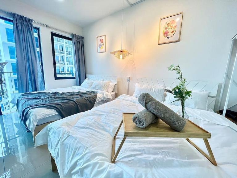 Q 1-5Pax Cozy Home 3Bed Trefoil Setia Alam Wifi&TV - B&B Setia Alam