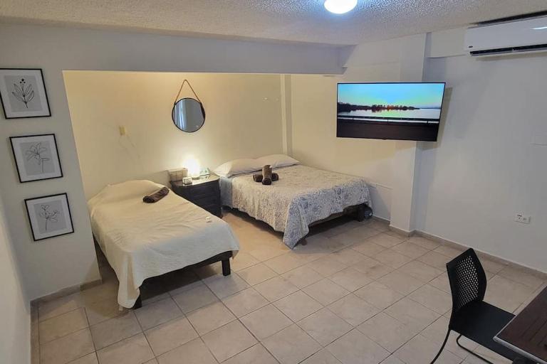 Departamento ( j ) Comodo centrico Tv Ac wifi cocina parking - B&B Ciudad Valles