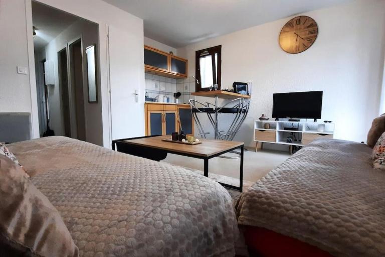 Super appartement Cocooning vu Mont Blanc - Chambres d'hôtes Sallanches