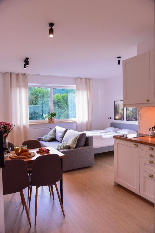 Apartamenty Turystyczna 25 blisko centrum, z dodatkowym bezpłatnym parkingiem w centrum miasta - Bed and Breakfast Kudowa-Zdrój