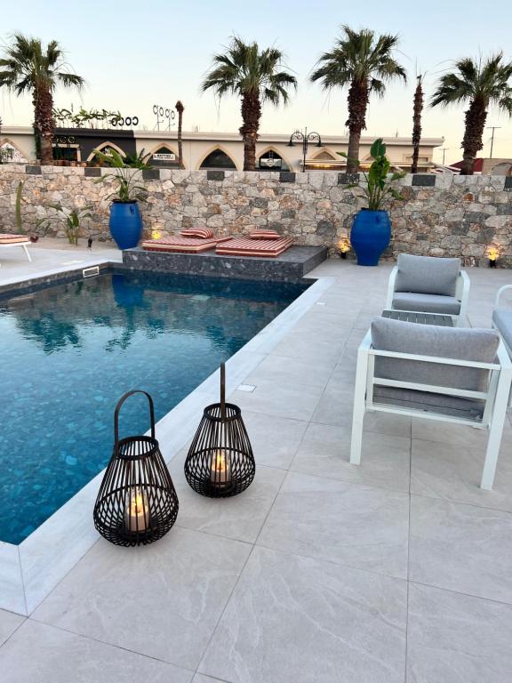 Cora May Central Villa with private pool 200m to the beach - B&B Faliraki