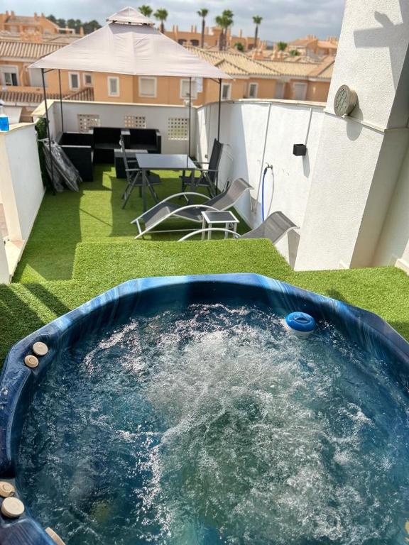 luxury homes penthouse Private jacuzzi vera Beach,garrucha,mojacar - B&B Vera